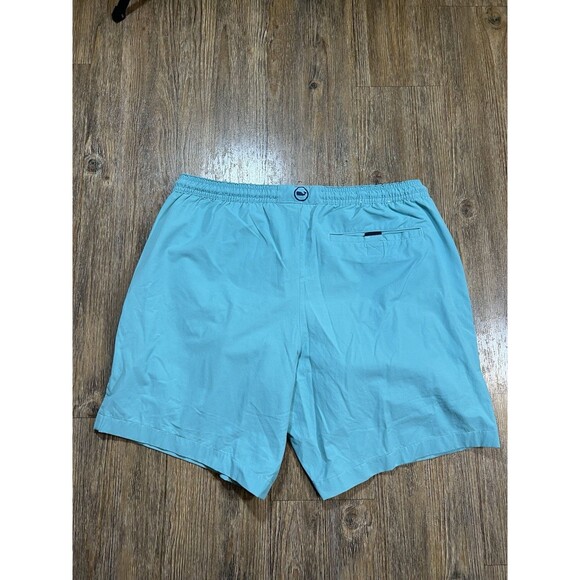 Vineyard Vines On The Go Shorts Mens M Blue Lined Hybrid 7" Inseam Pockets - Picture 6 of 9